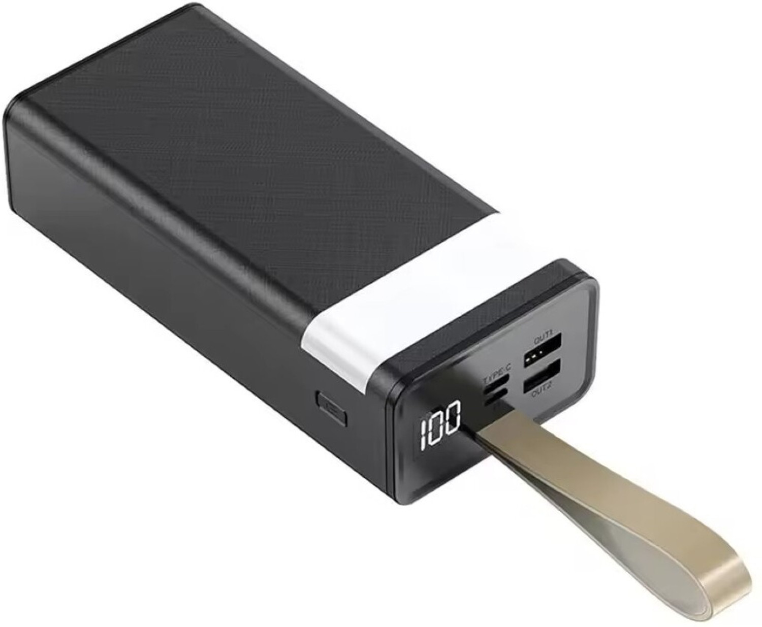 Image of Iqoniqe 25000 mAh 22.5 W Compact Pocket Size Power Bank (Black, Lithium Polymer, Quick Charge 4.0, Power Delivery 3.0, Fast Charging for Mobile, Earbuds, Smartband, Smartwatch, Trimmer, Speaker)
