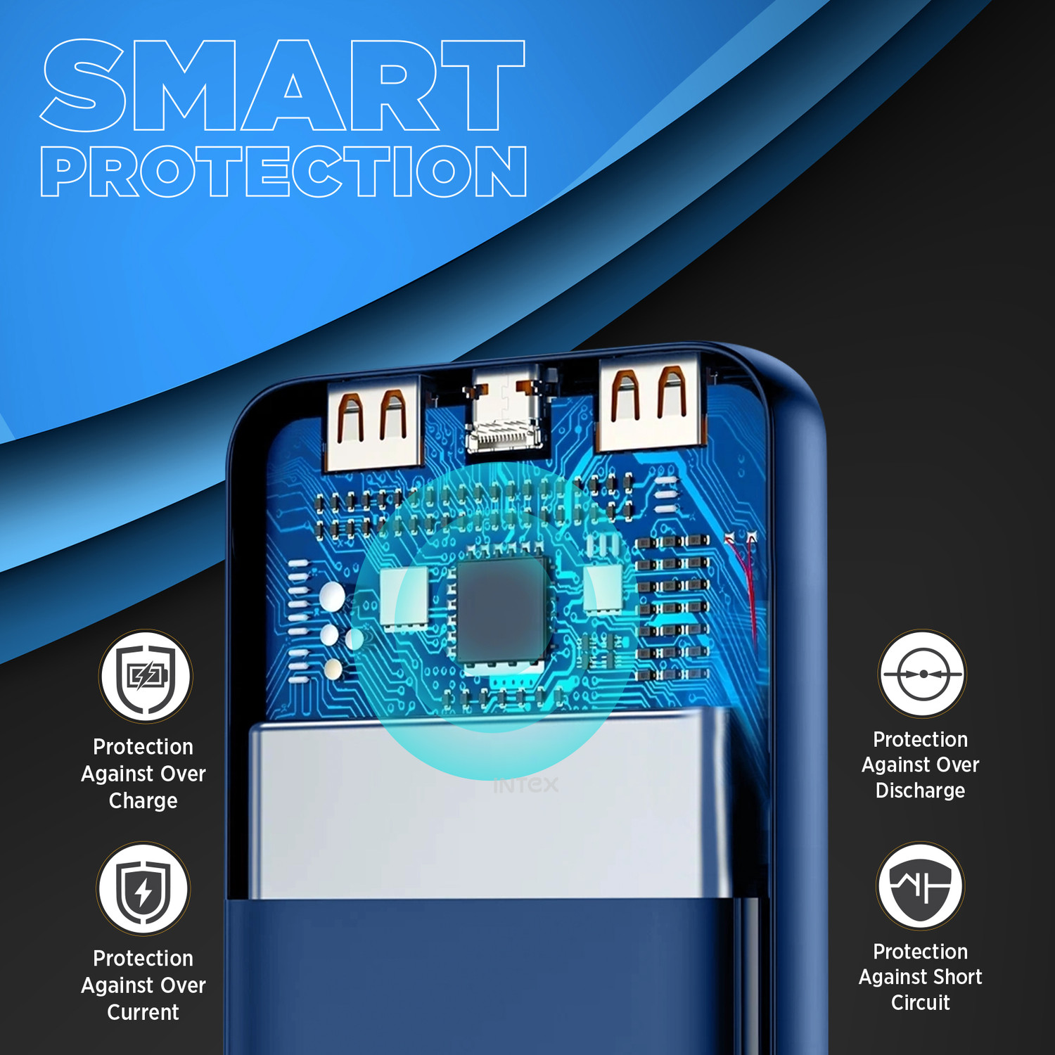 Image of Intex 10000 mAh 12 W Power Bank