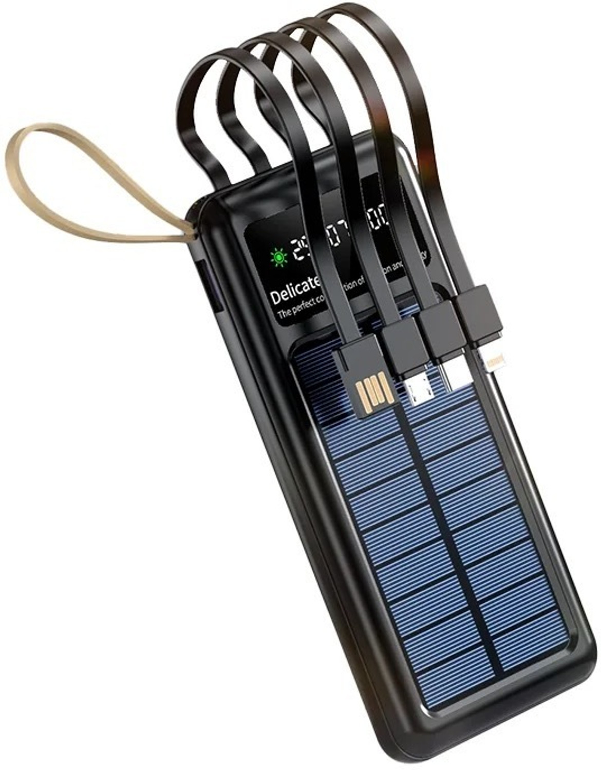Image of Iqoniqe 25000 mAh 22.5 W Compact Pocket Size Power Bank (Black, Lithium Polymer, Quick Charge 4.0, Power Delivery 3.0, Fast Charging for Mobile, Earbuds, Smartband, Smartwatch, Trimmer, Speaker)