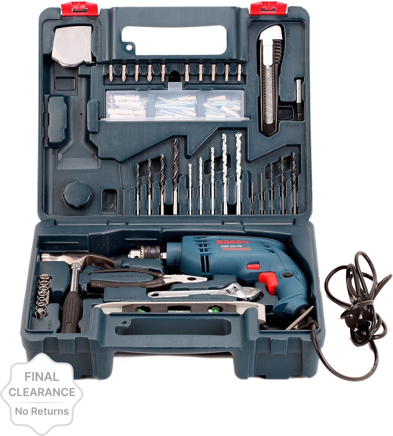 Bosch GSB 500 RE Power & Hand Tool Kit – 9% Off at ₹4,827