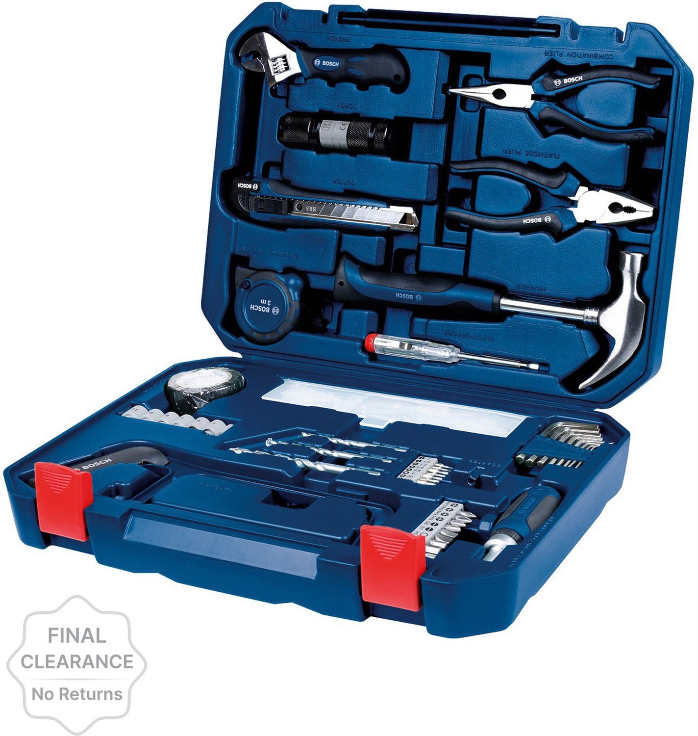 Bosch All-in-One Metal 108 Piece Hand Tool Kit