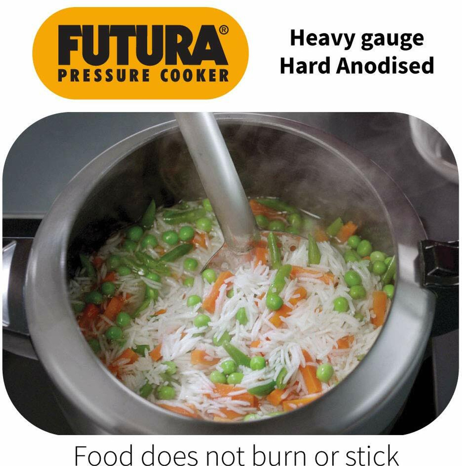 Image of Hawkins Futura (IFP50) 5 L Inner Lid Induction Bottom Pressure Cooker