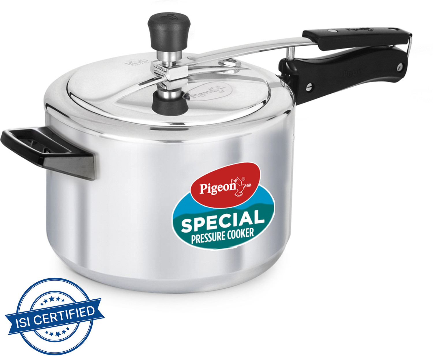 Pigeon Special 5 L Induction Bottom Pressure Cooker  (Aluminium)