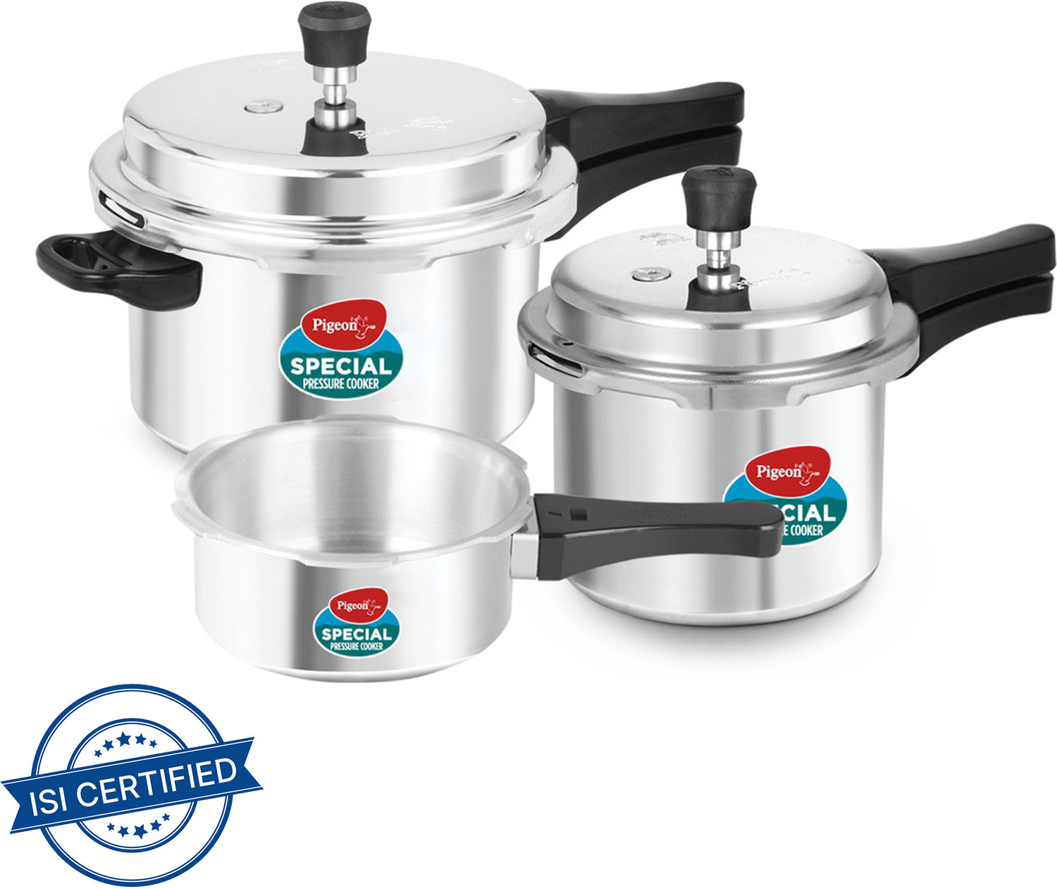 Pigeon Special Combo Pack Pressure Cooker 2L-5L – 25% Off