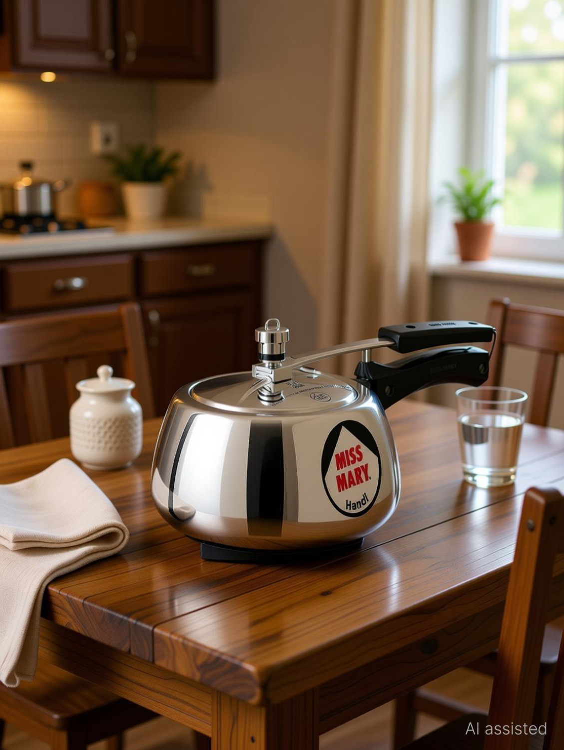 MISS MARY 3L Pressure Cooker by Hawkins – Quick Cook Efficiency
