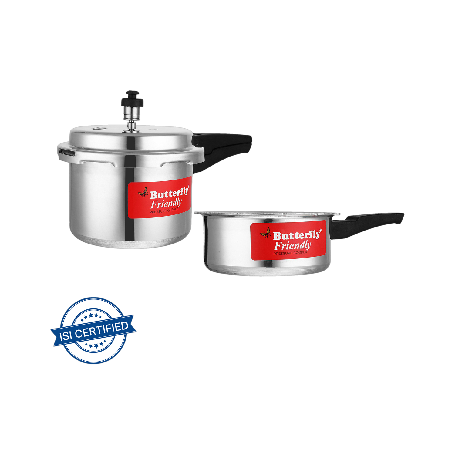 Butterfly Friendly 3 L, 2 L Pressure Cooker