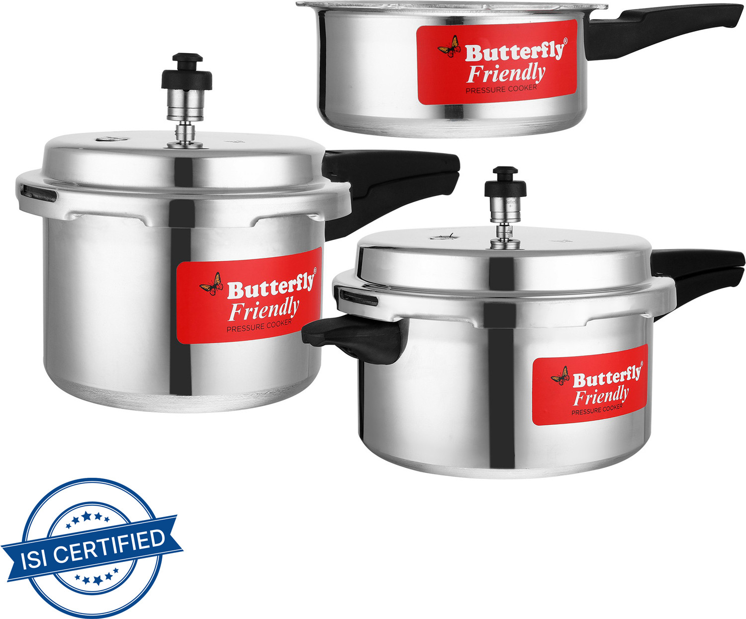 Butterfly Friendly 5L Pressure Cooker – Induction Bottom