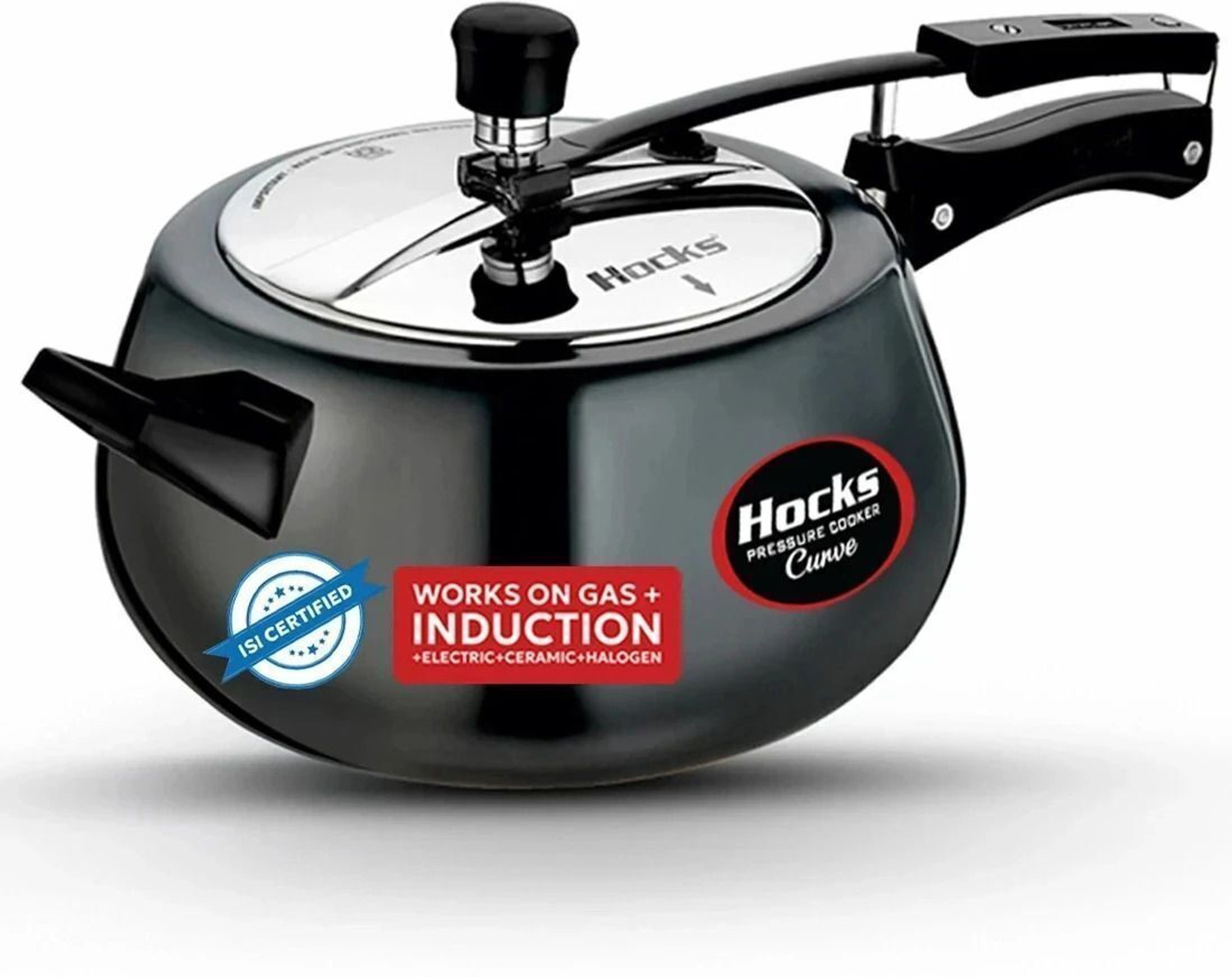Hocks Black Curve 5 L Induction Bottom Pressure Cooker