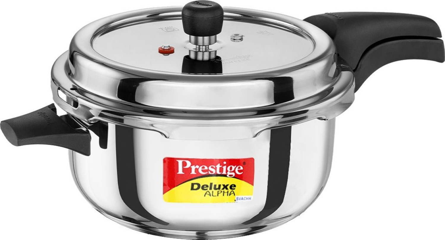 Prestige Svachh Deluxe Alpha Pressure Pan 5L Induction
