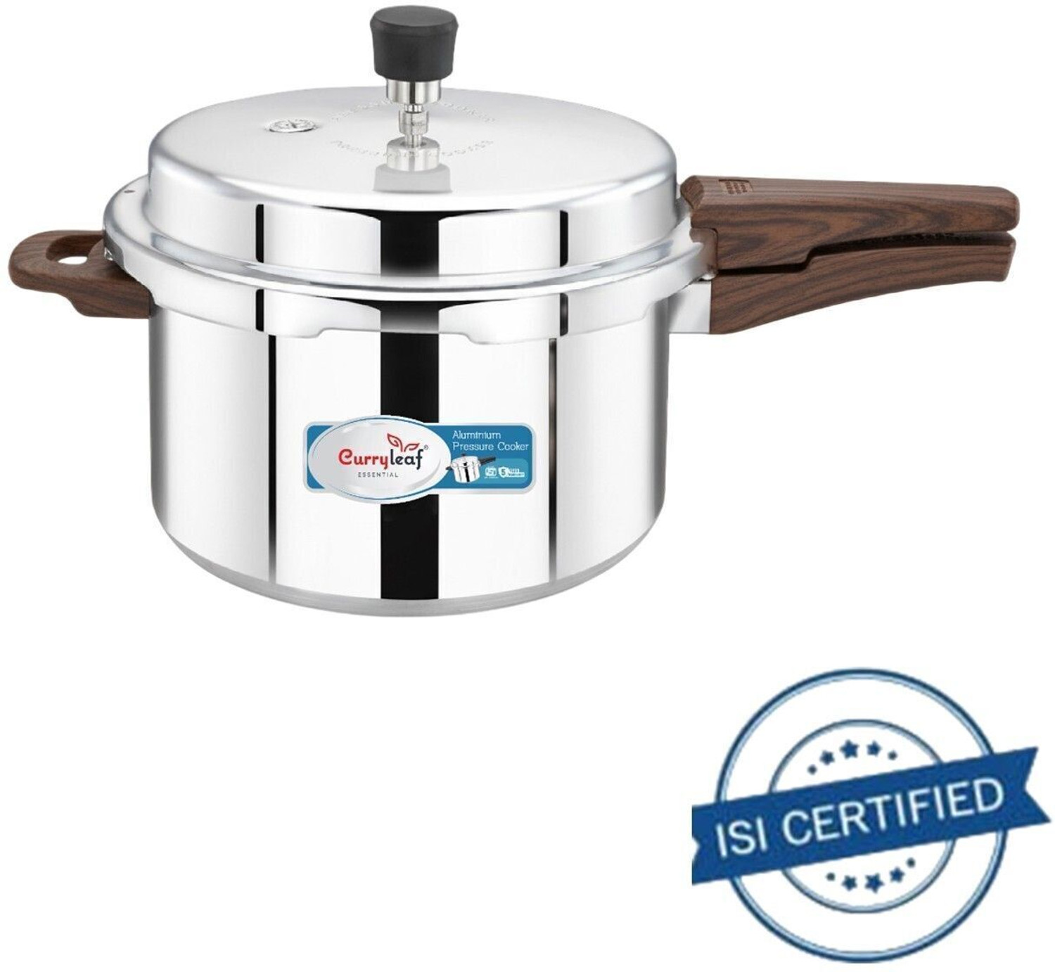 Image of Lakshmi Pressure cooker Tall, Induction Cooker, Outer Lid Pressure Cooker 1 L Induction Bottom Pressure Cooker (Aluminium)