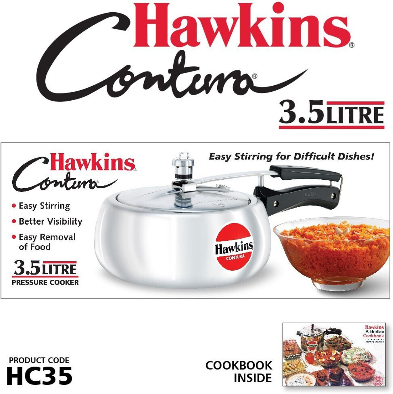HAWKINS Contura 3.5 L Pressure Cooker