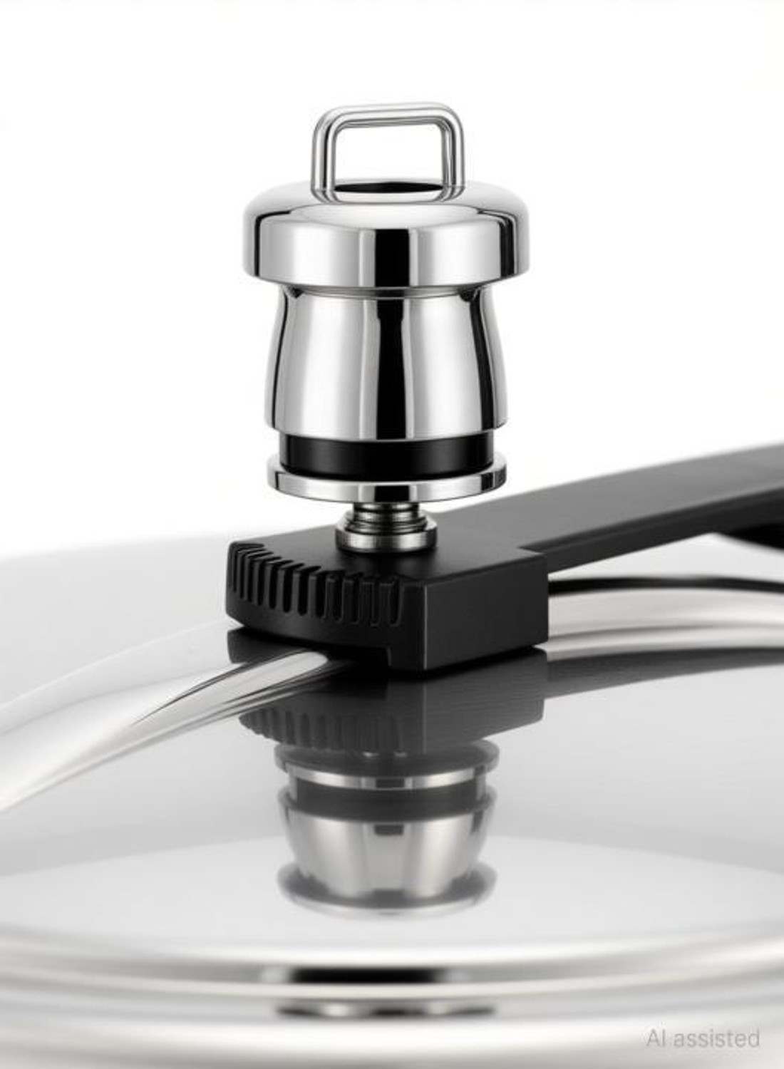 Image of Camro Triply Steller 5 Litres Inner Lid Pressure Cooker 5 L Induction Bottom Pressure Cooker (Stainless Steel)