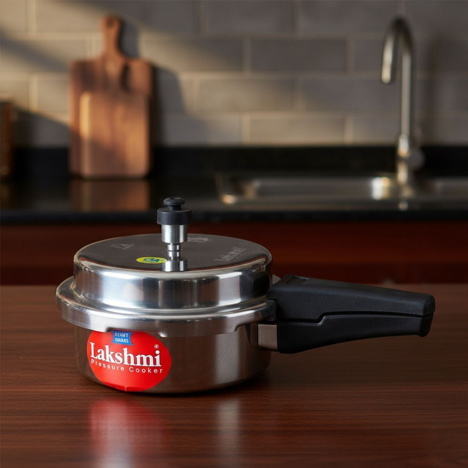 Image of Lakshmi Pressure cooker Tall, Induction Cooker, Outer Lid Pressure Cooker 1 L Induction Bottom Pressure Cooker (Aluminium)