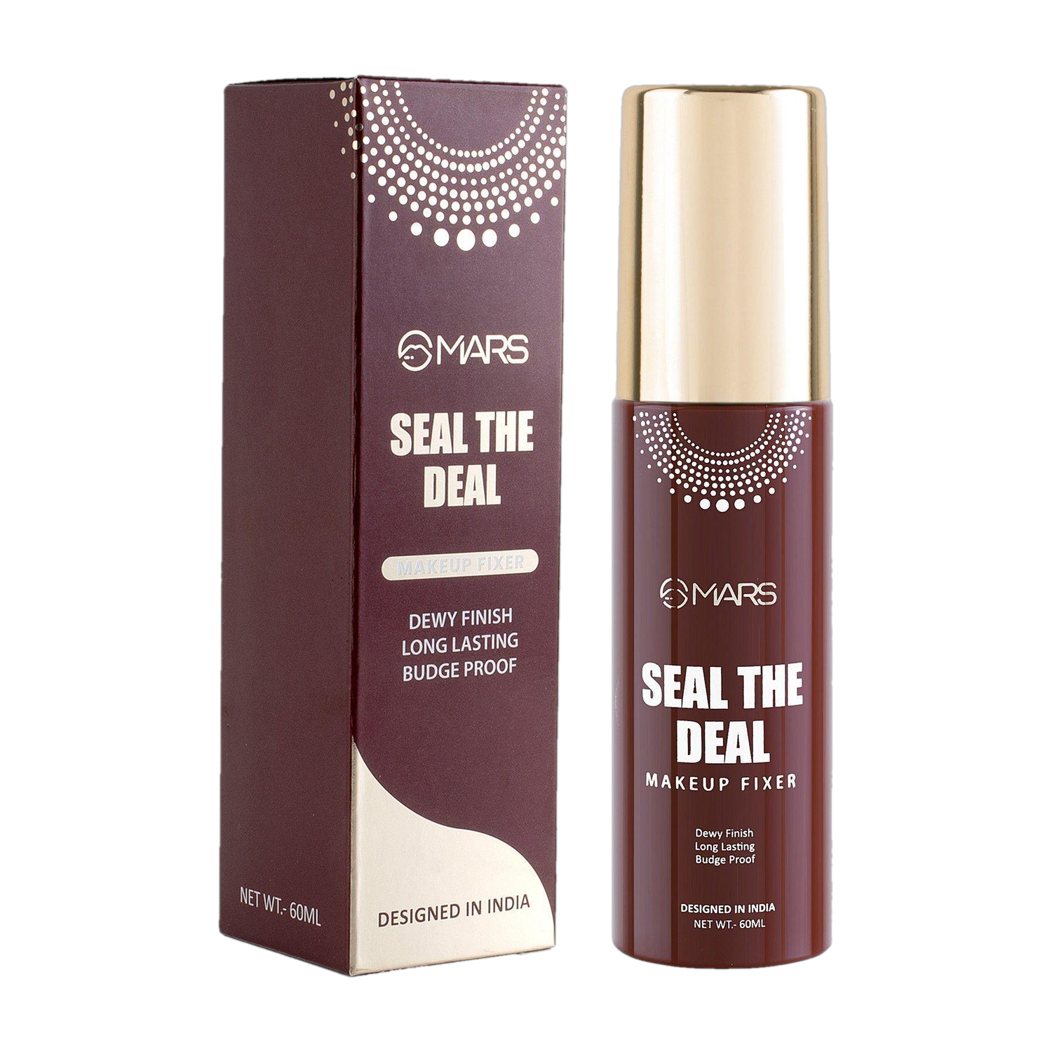 MARS Long Lasting Budge Proof Oil Free Makeup fixer Seal The Deal Primer  - 60 ml