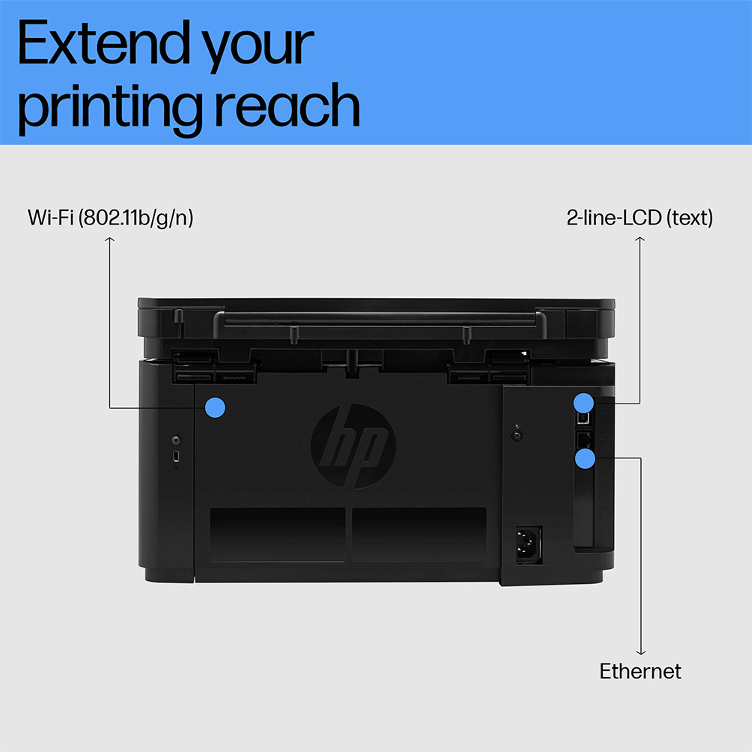 Image of HP LaserJet Pro MFP M126nw Multi-function WiFi Monochrome Laser Printer