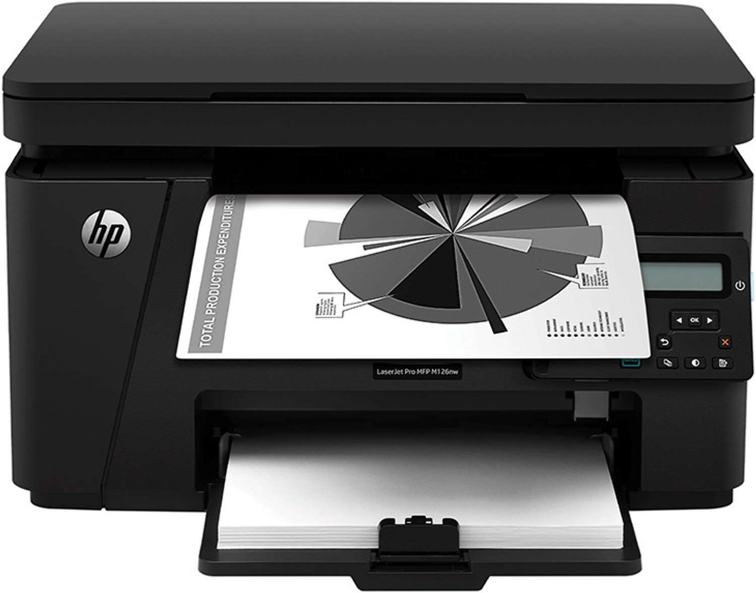 Image of HP LaserJet Pro MFP M126nw Multi-function WiFi Monochrome Laser Printer