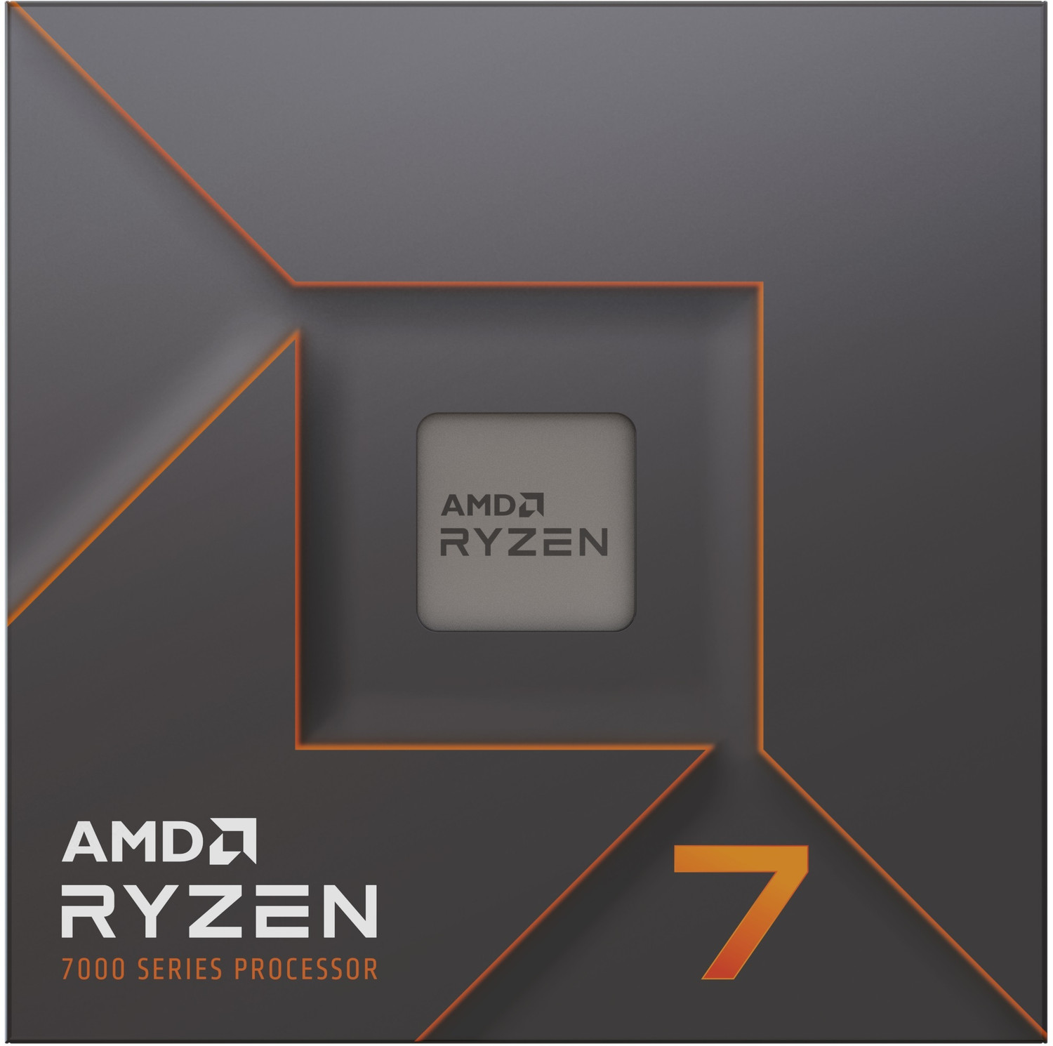 Image of AMD Ryzen 7 9700x 3.8 GHz AM5 Socket 8 Cores Desktop, Server, Workstation Processor (Grey)