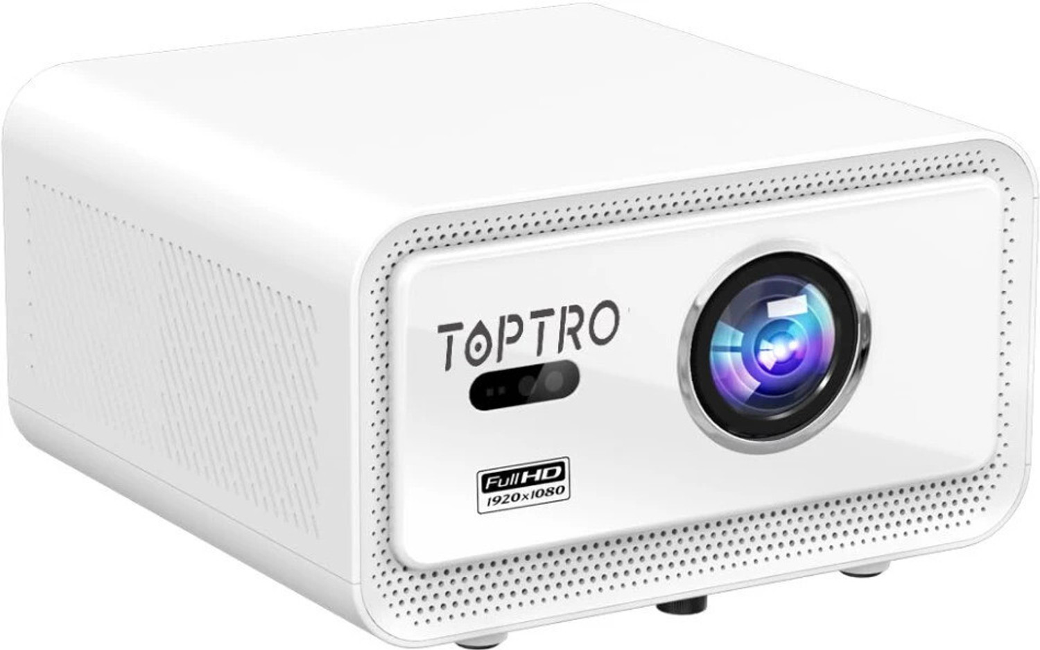 Image of Toptro 4K HDR10 /HLG, NetFlix 30000L HDMI ARC Quadra Projector 4K Ultra HD True Support (30000 lm / Wireless / Remote Controller) Portable Projector (1080p N, Dual HDMI, Fully Aut, Dual WiFi, YouTube Hotstar Prime, Linux OS)