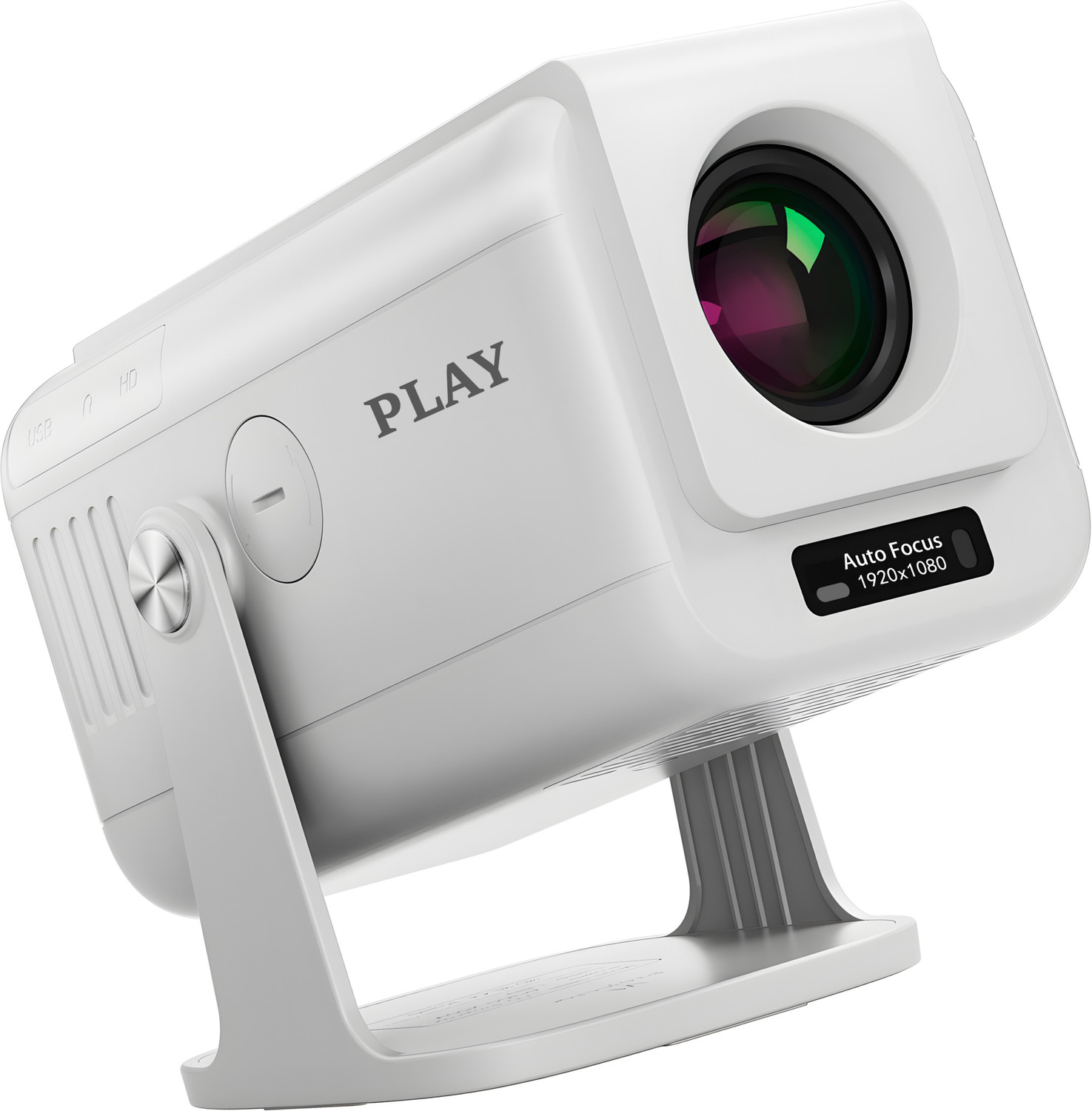 Image of TOPPRO HY320 1GB /8GB FullHD Android 11 Projector WiFi 6 /BT5 180 Rotation Auto Keystone (6000 lm / 1 Speaker / Wireless / Remote Controller) Portable Projector (Black)