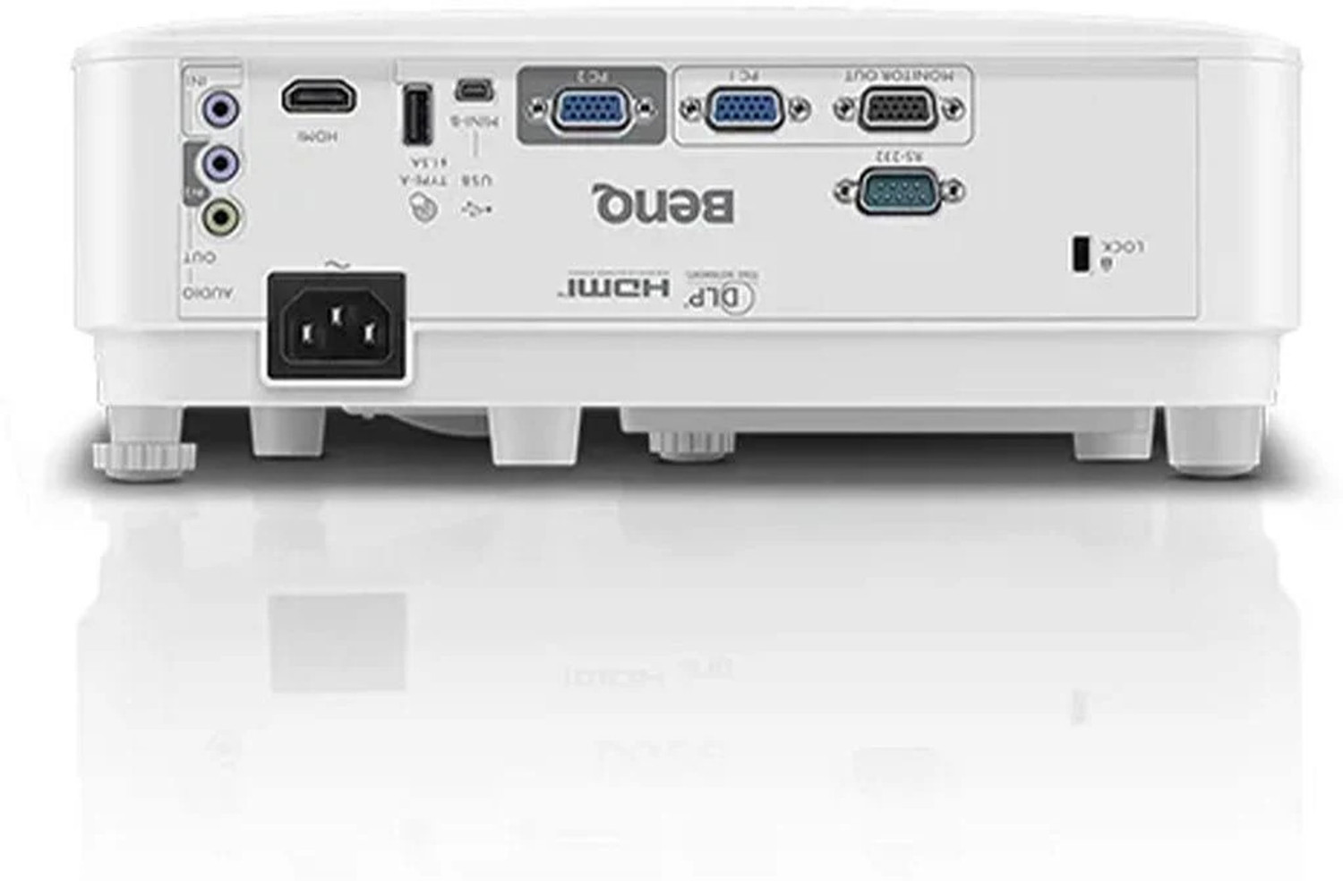 Image of BenQ MW809sthn WXGA Short Throw (3600 lm) Portable Projector (White)