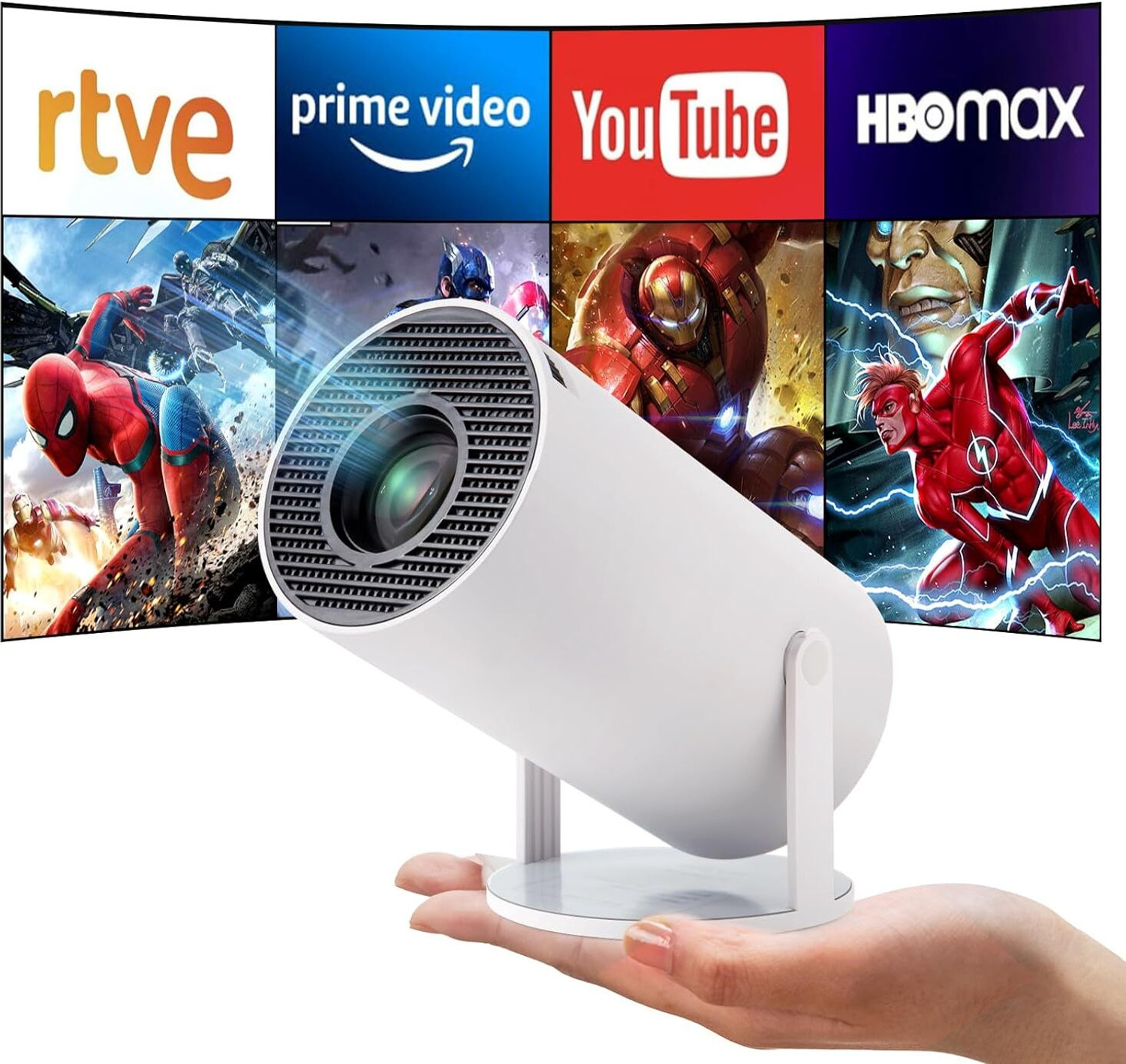 Image of BenQ MW809sthn WXGA Short Throw (3600 lm) Portable Projector (White)