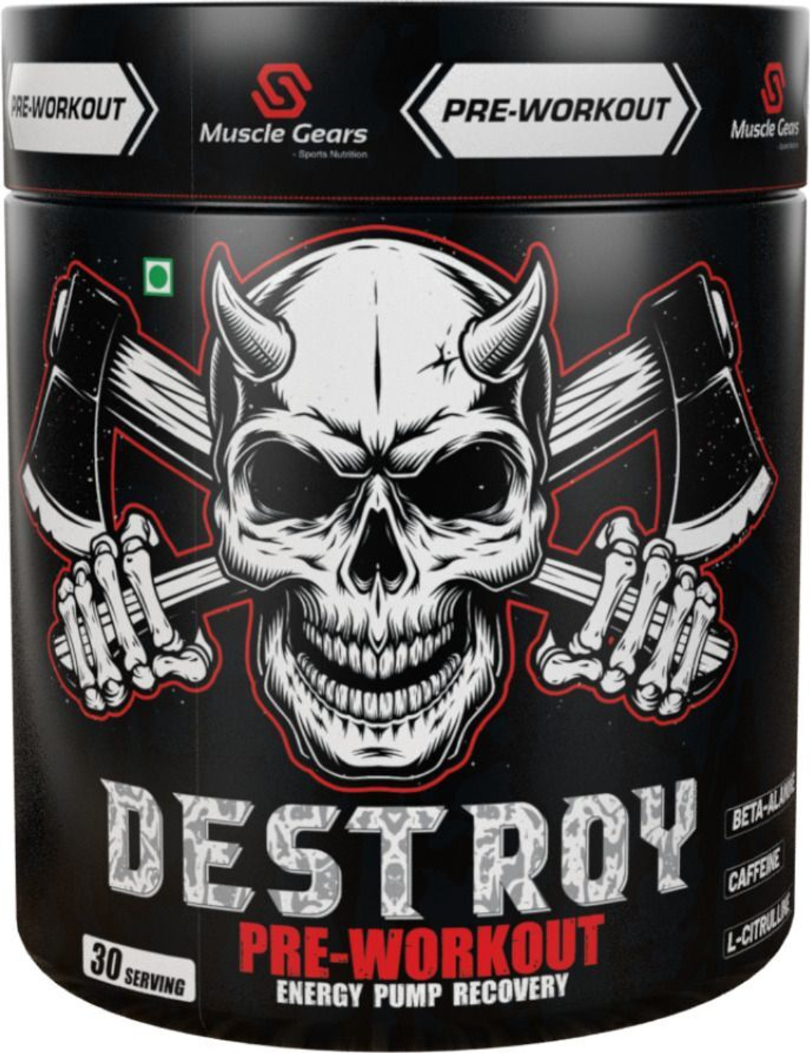 Image of Muscle Weapon Sychotic Preworkout 30 servings| Energy | Focus | Pump Pre Workout (180 g, Fruit Punch)