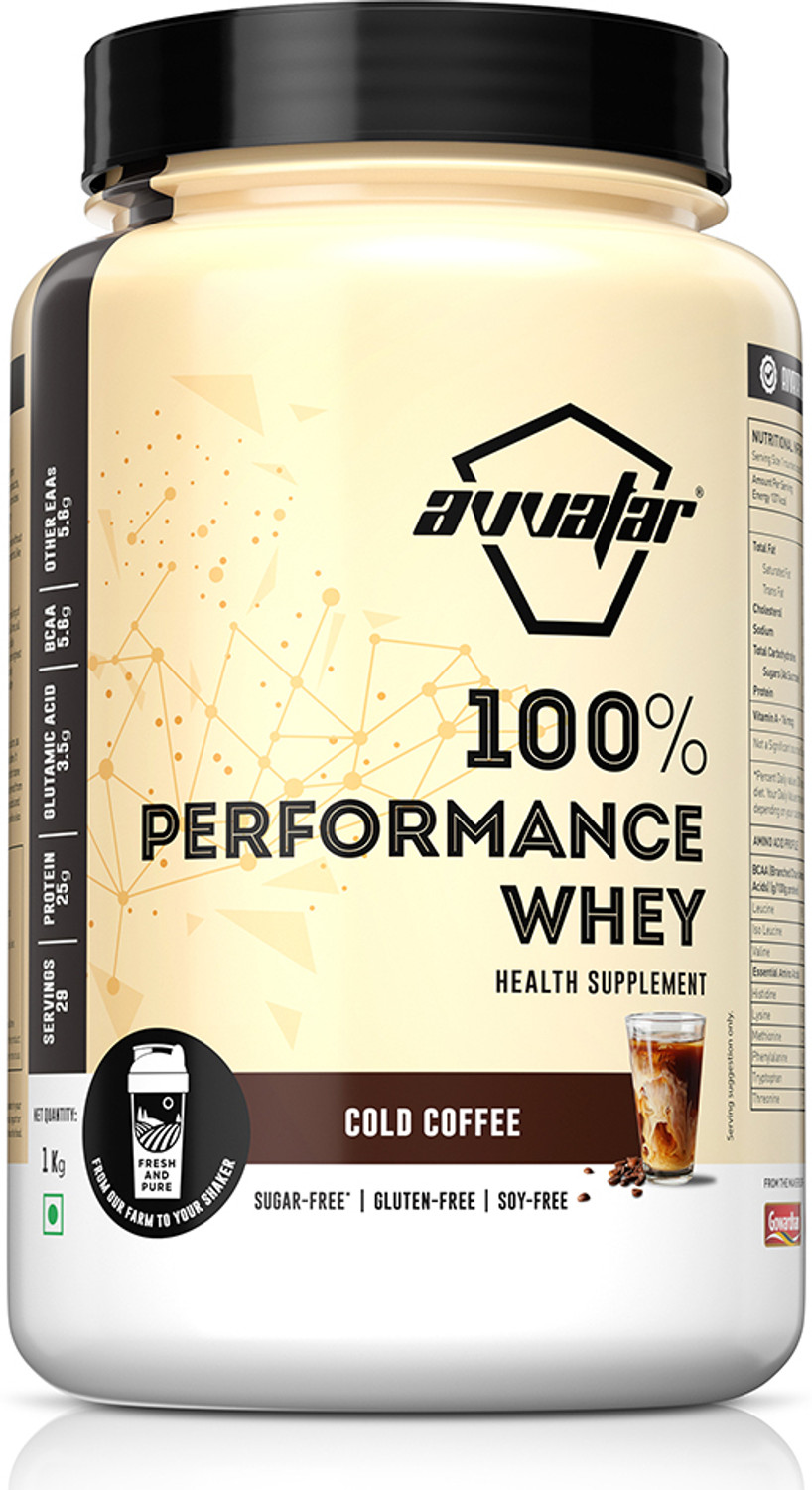 Avvatar Whey Protein – 1kg Powder, 33% Off at ₹2687