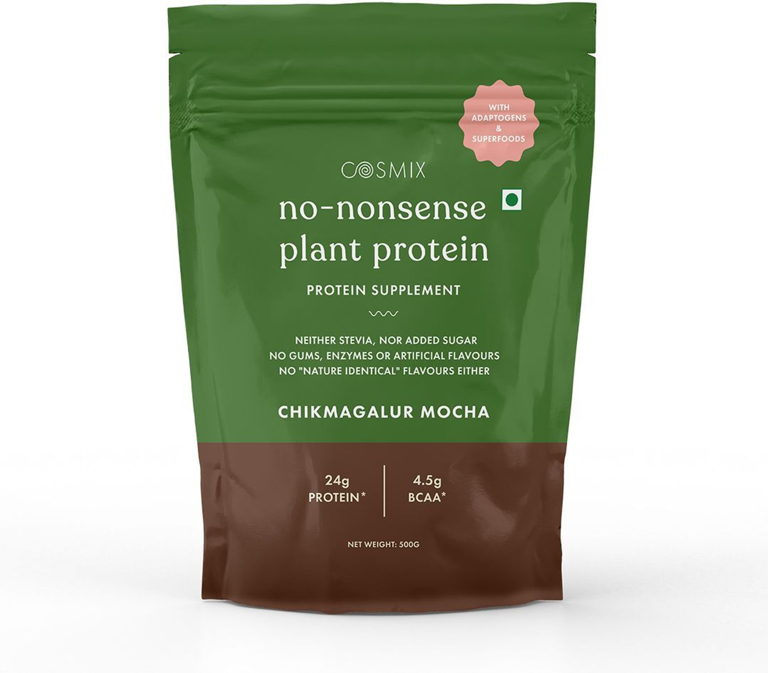 Cosmix No-Nonsense Organic Rice & Pea Protein – 24g, Vegan, Gluten-Free
