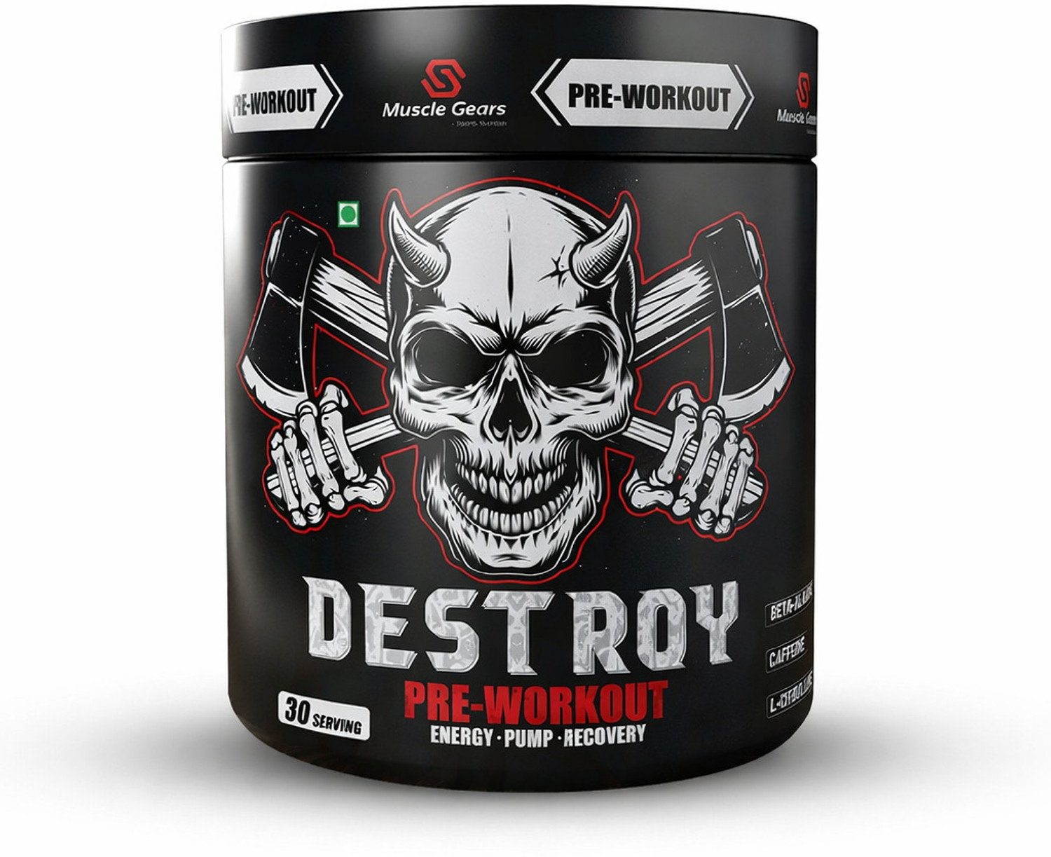Image of Muscle Weapon Sychotic Preworkout 30 servings| Energy | Focus | Pump Pre Workout (180 g, Fruit Punch)