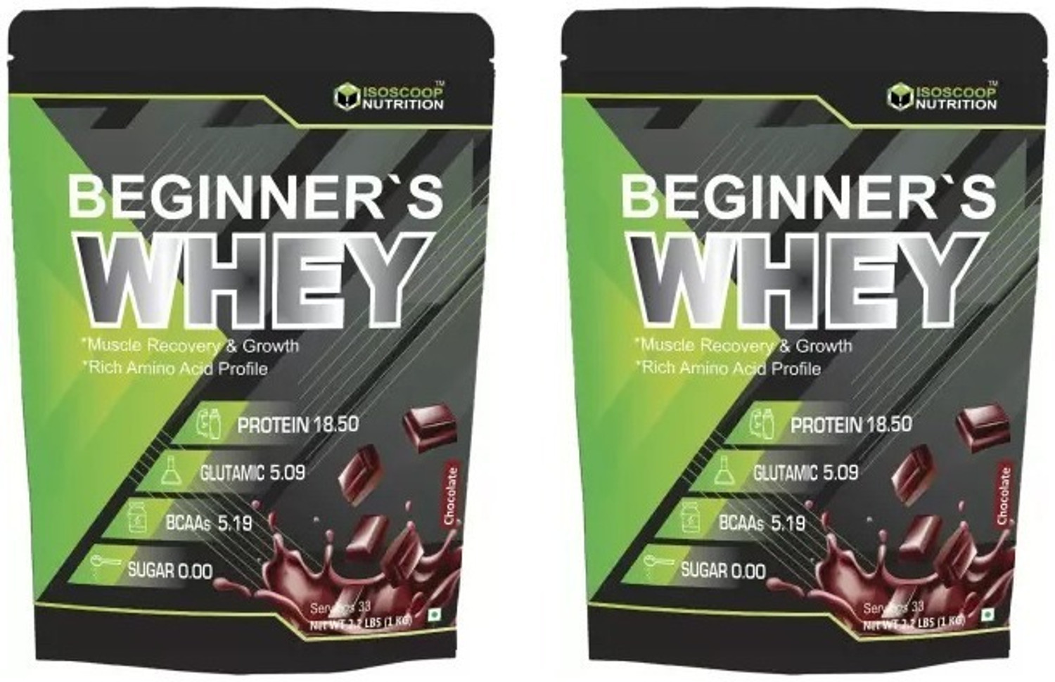 nutrition beginner's whey chocolate 1kg Whey Protein (2 kg, chocolate)