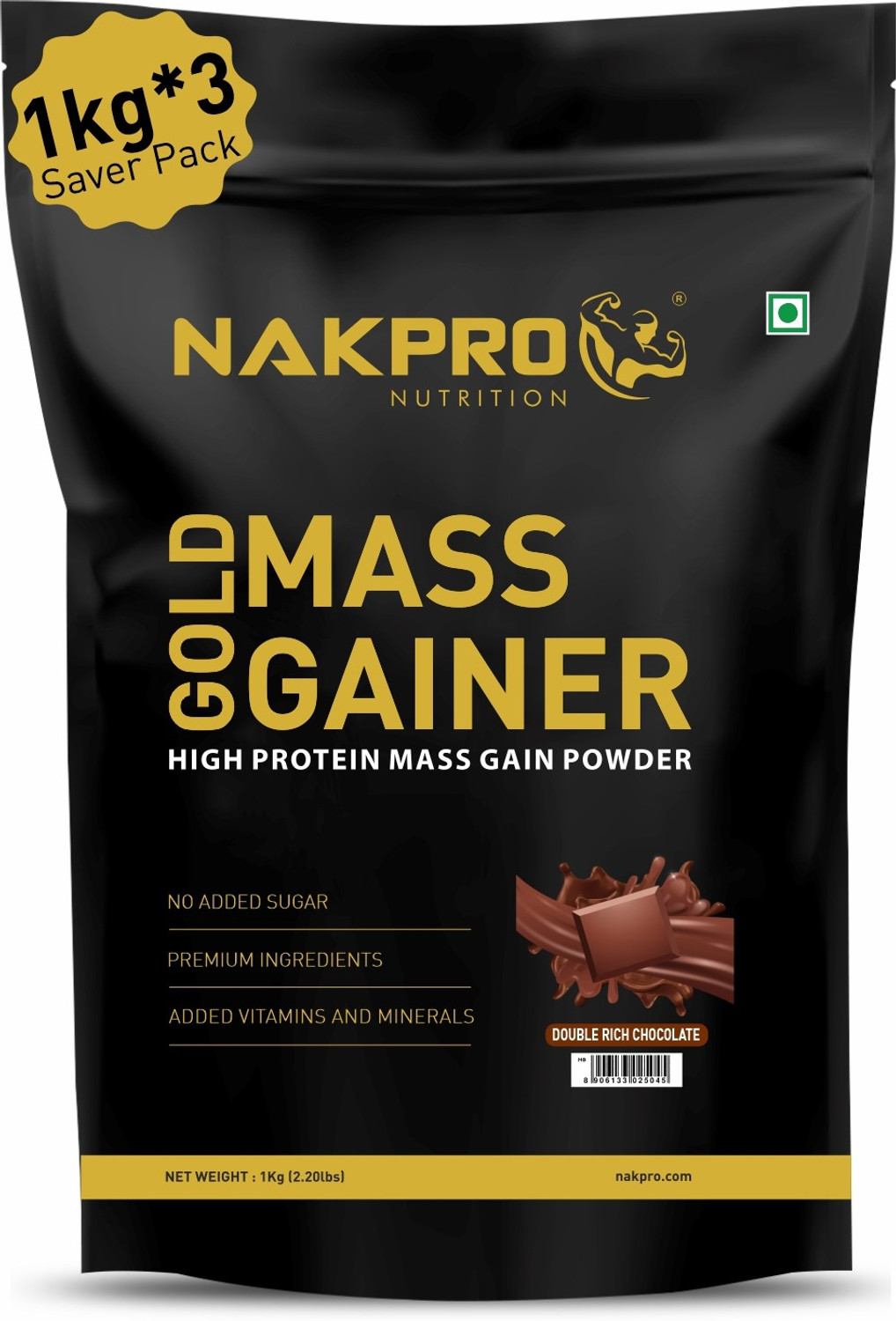 Image of Nakpro Gold Mass Gainer Protein Powder Weight Gainers /Mass Gainers