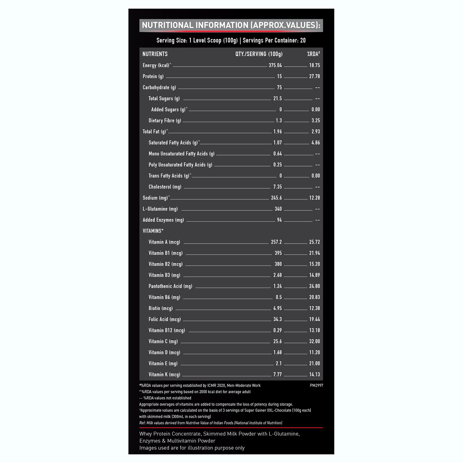 Image of MUSCLEBLAZE Super XXL, For Muscle Weight Gainers /Mass Gainers