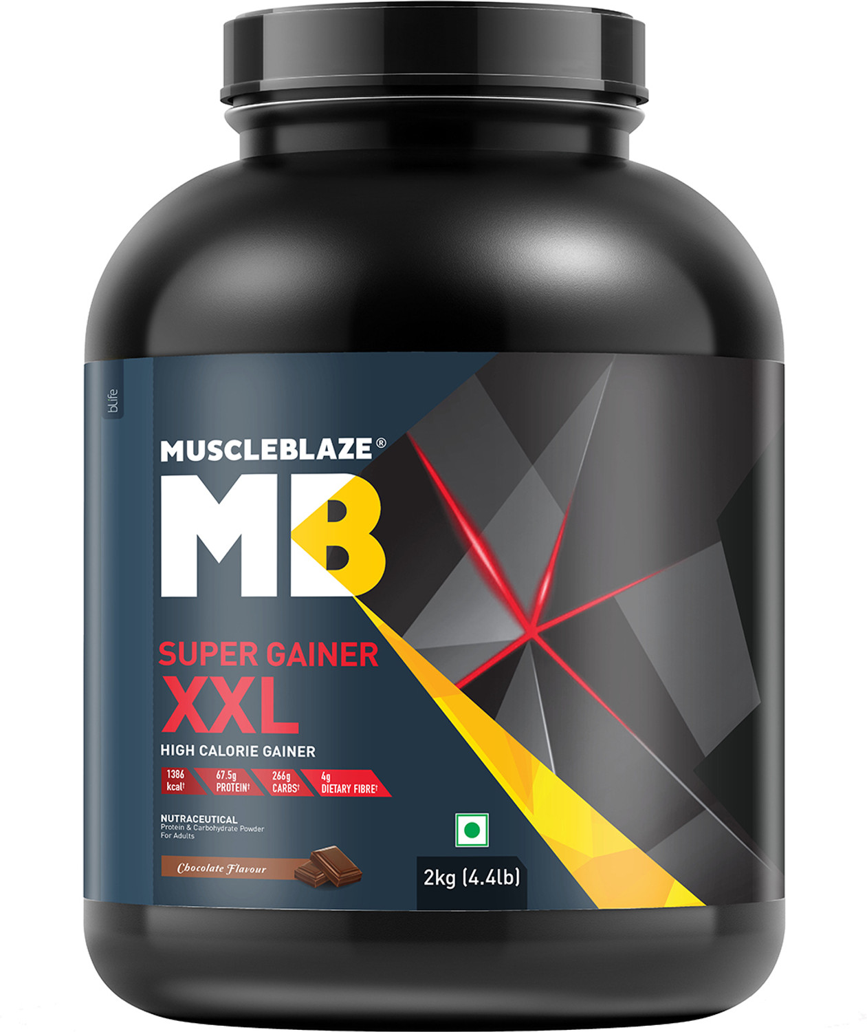 Image of MUSCLEBLAZE Super XXL, For Muscle Weight Gainers /Mass Gainers