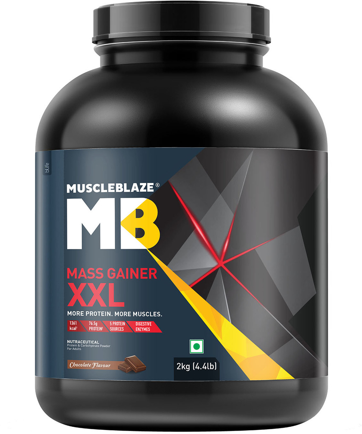 Image of MUSCLEBLAZE XXL Weight Gainers /Mass Gainers