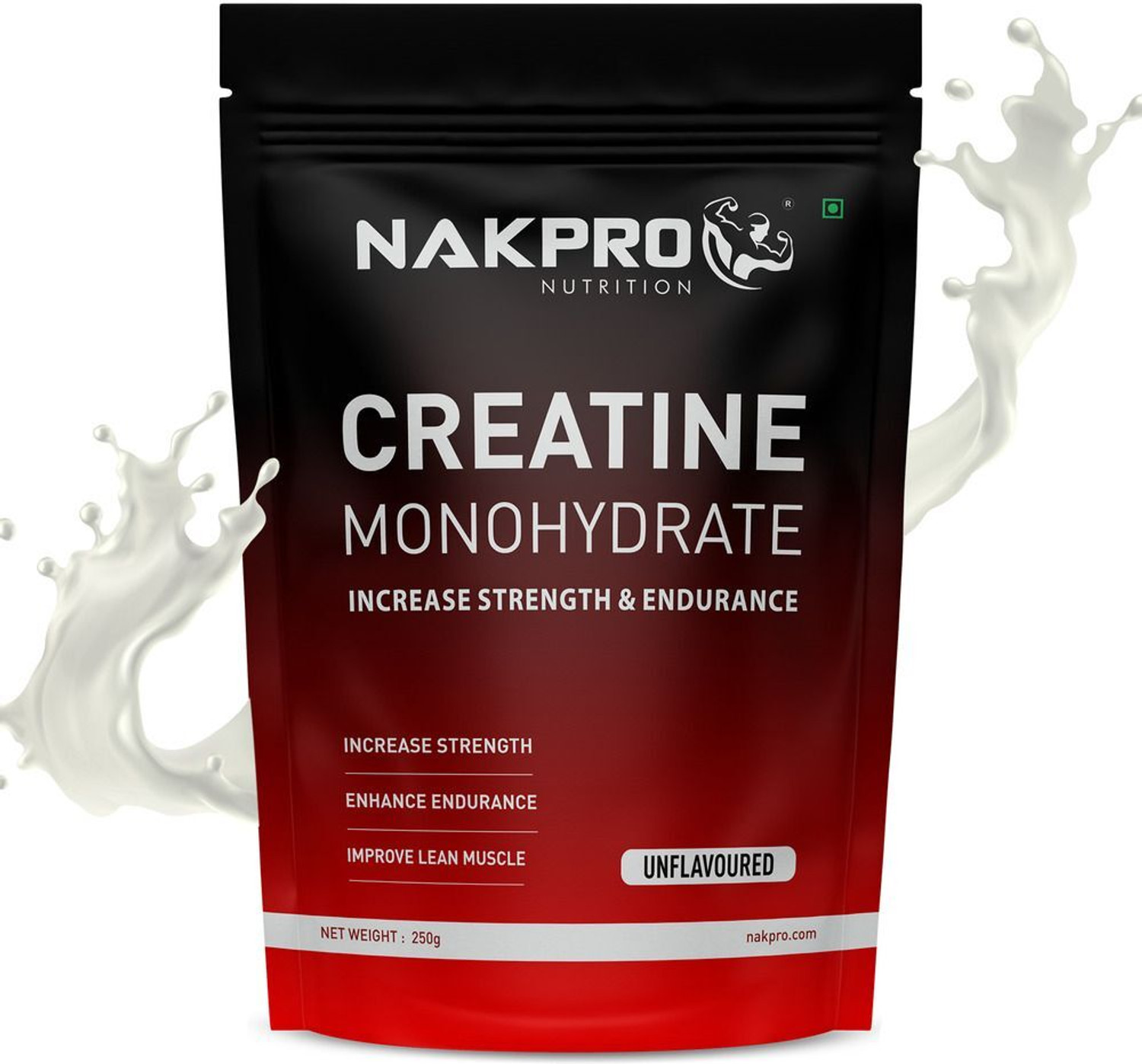 Nakpro Creatine Monohydrate Powder for Muscle Endurance & Recovery Cre