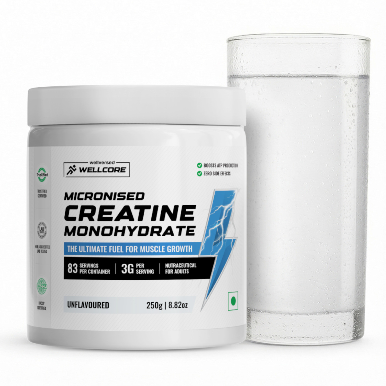 Wellcore Micronised Creatine Monohydrate | 100% Pure Creatine | Enhanc