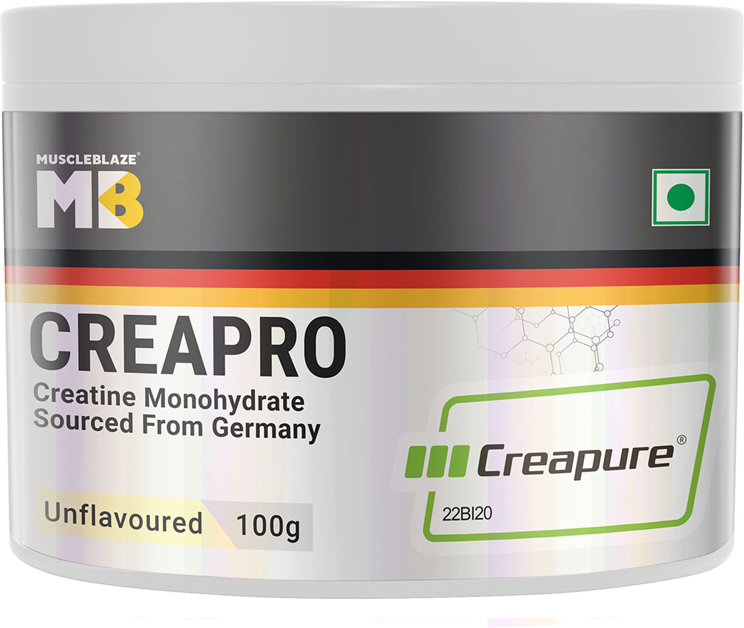 MUSCLEBLAZE CREAPRO creatine with 100% creapure Creatine  (0.1 kg, Unflavoured)