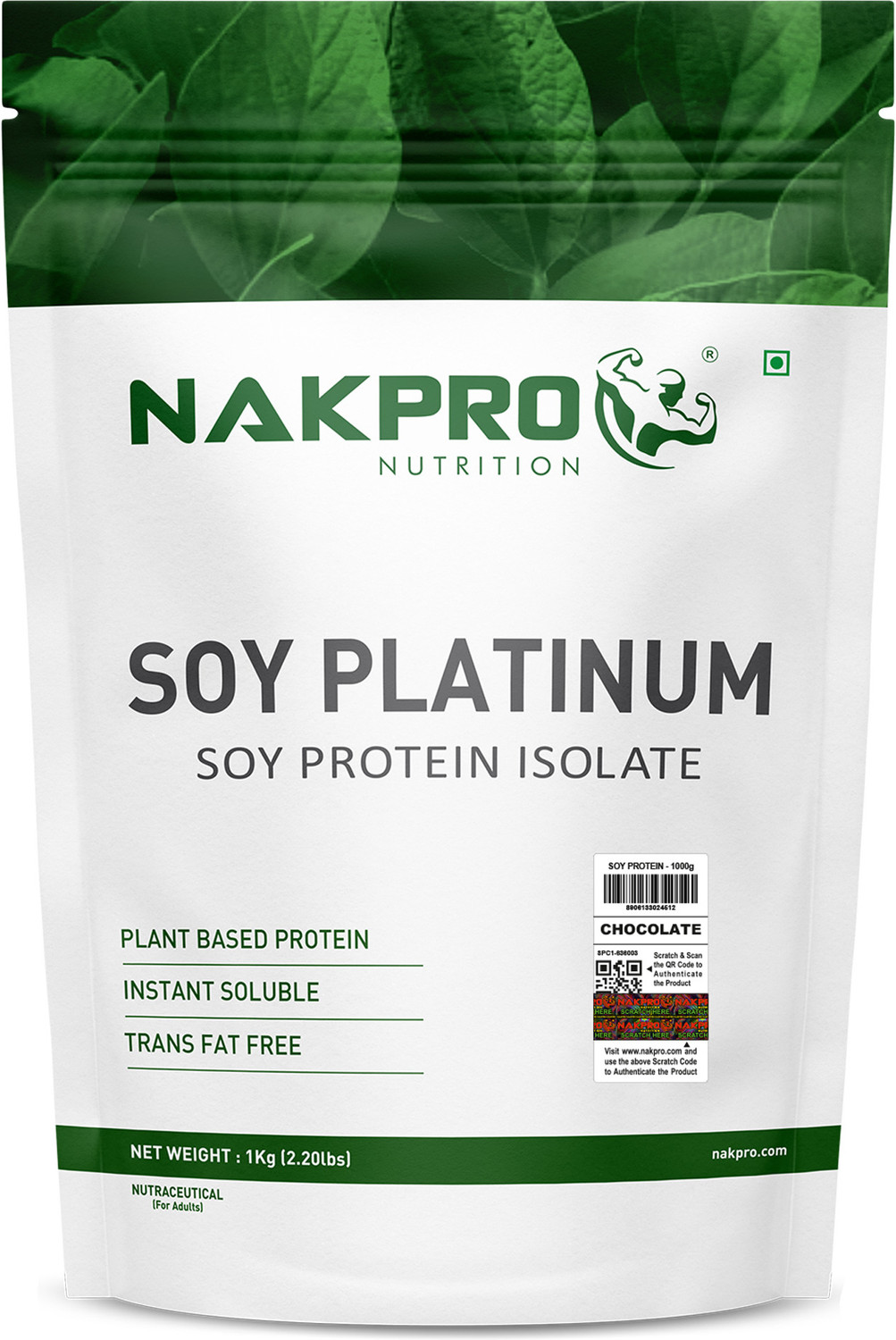 Nakpro Vegan Soy Protein Isolate 90% - Pure Plant Power
