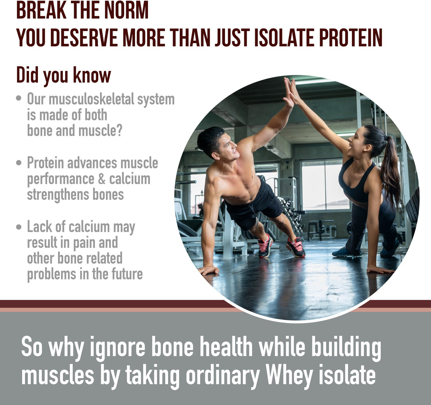 Image of BON ISO WHEY 100% Protein Isolate for Muscle Strength and Bone Health Whey Protein