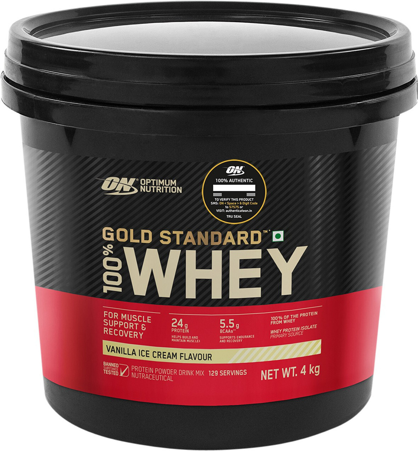 Optimum Nutrition (ON) Gold Standard 100% Protein Powder - Primary Sou