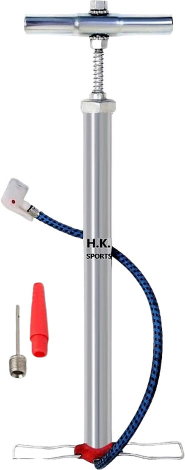 Image of HK Sport & Toys Heavy Air Pump for Bicycle Steel Cycle air Pump Bicycle, Inflatable Furniture, Football Pump, Volleyball Pump, Ball, Motorcycle, Balloon, Car Pump (Multicolor)