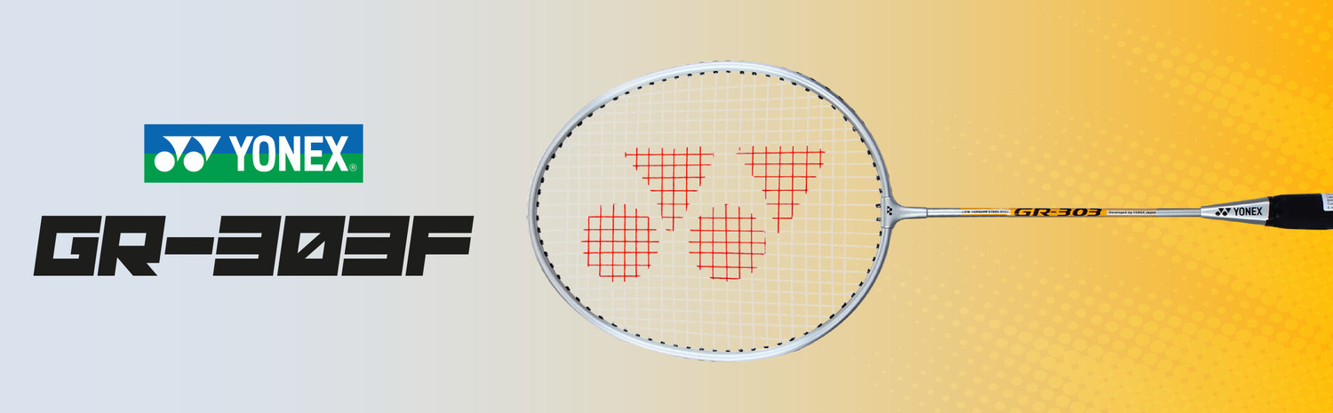Image of YONEX GR 303 F Grey Strung Badminton Racquet