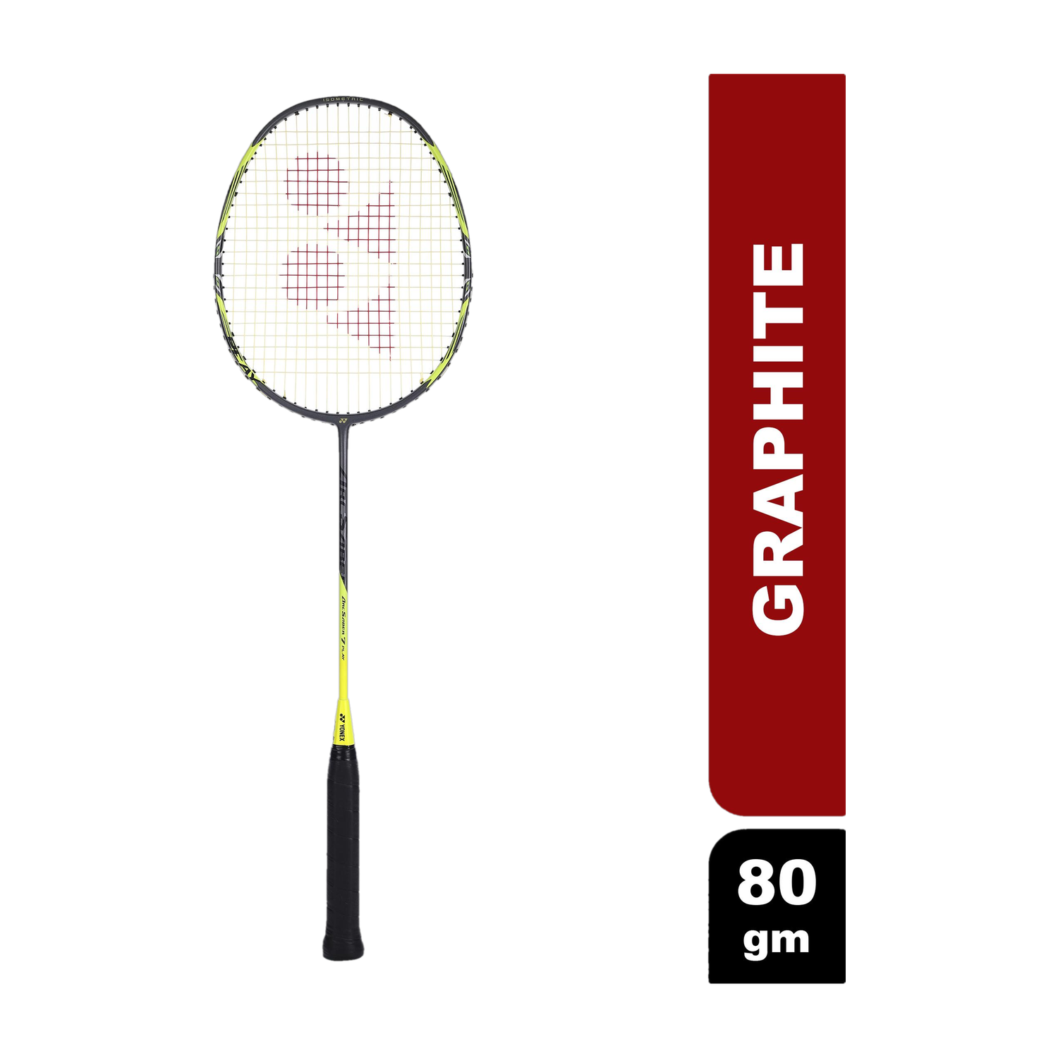 YONEX Arcsaber 7 Play Grey, Yellow Strung Badminton Racquet