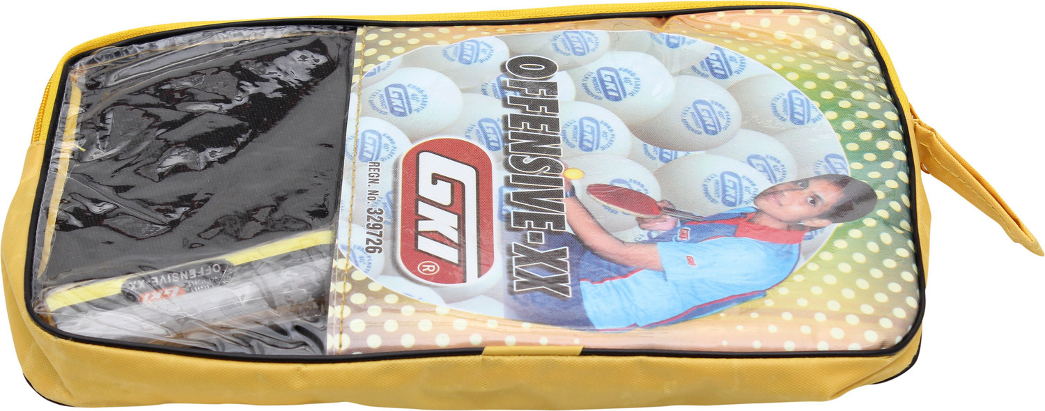 Image of GKI OFFENSIVE XX Red Table Tennis Racquet