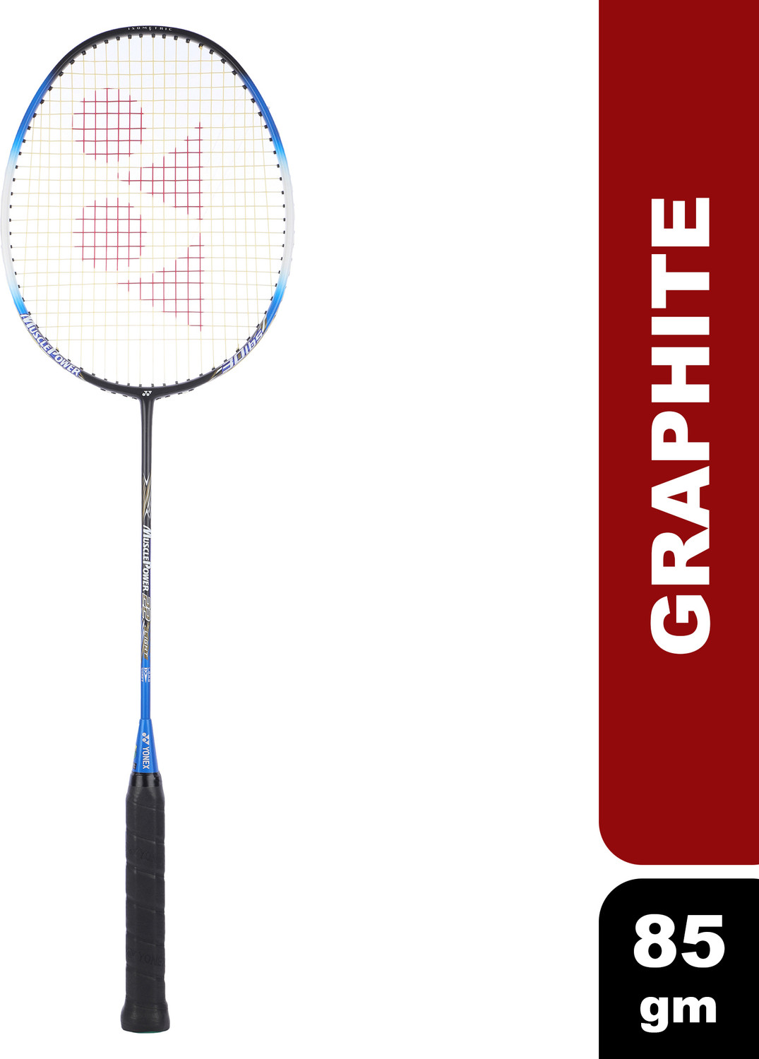 YONEX MP 22 LT? Black, Blue Strung Badminton Racquet  (Pack of: 1, 85 g)