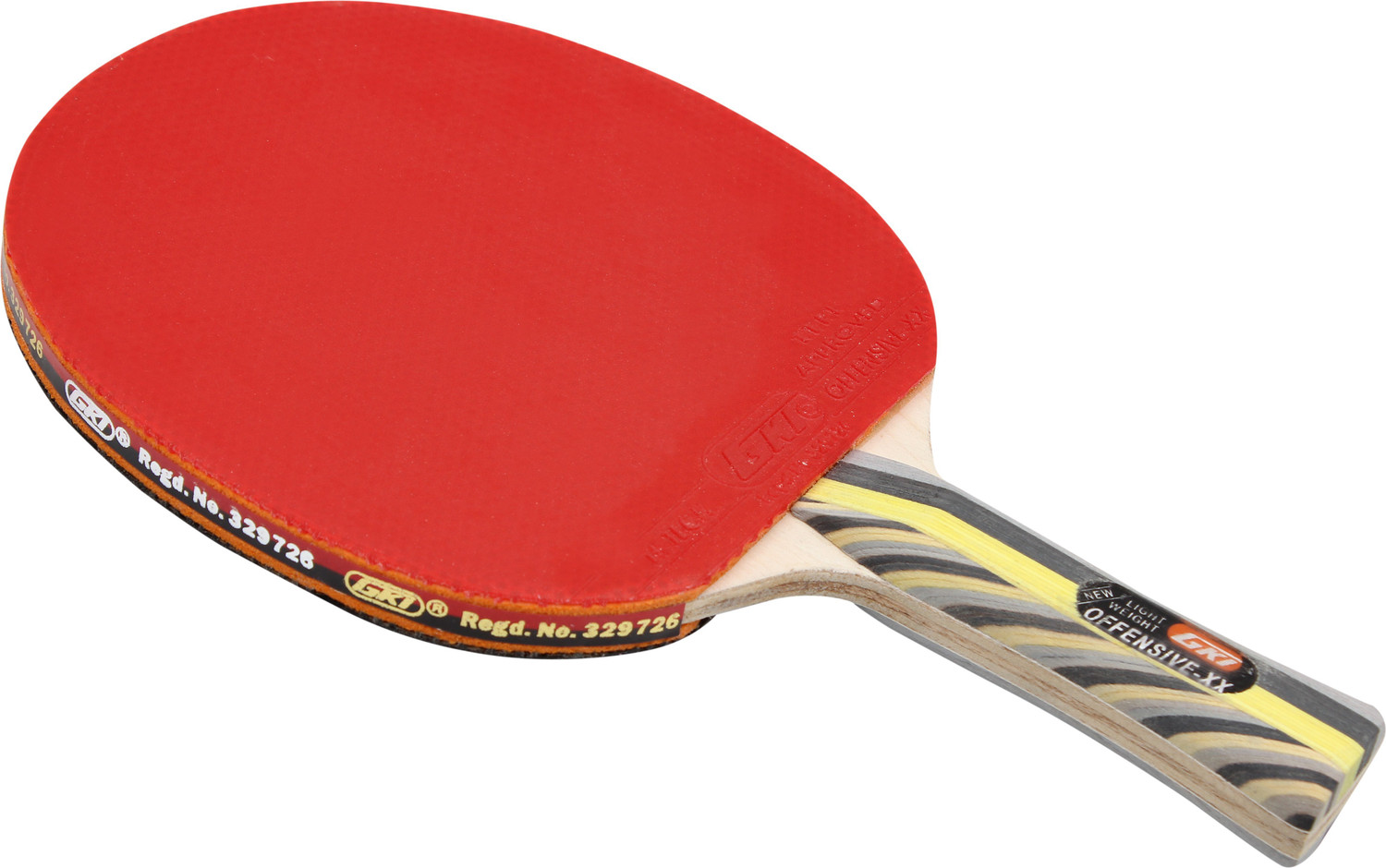 Image of GKI OFFENSIVE XX Red Table Tennis Racquet