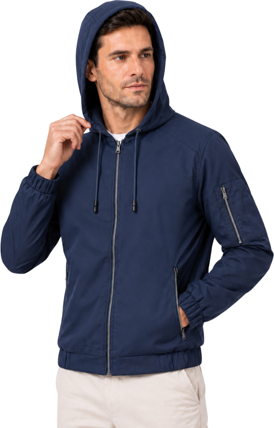 Image of Mia Fashion Solid Men Raincoat