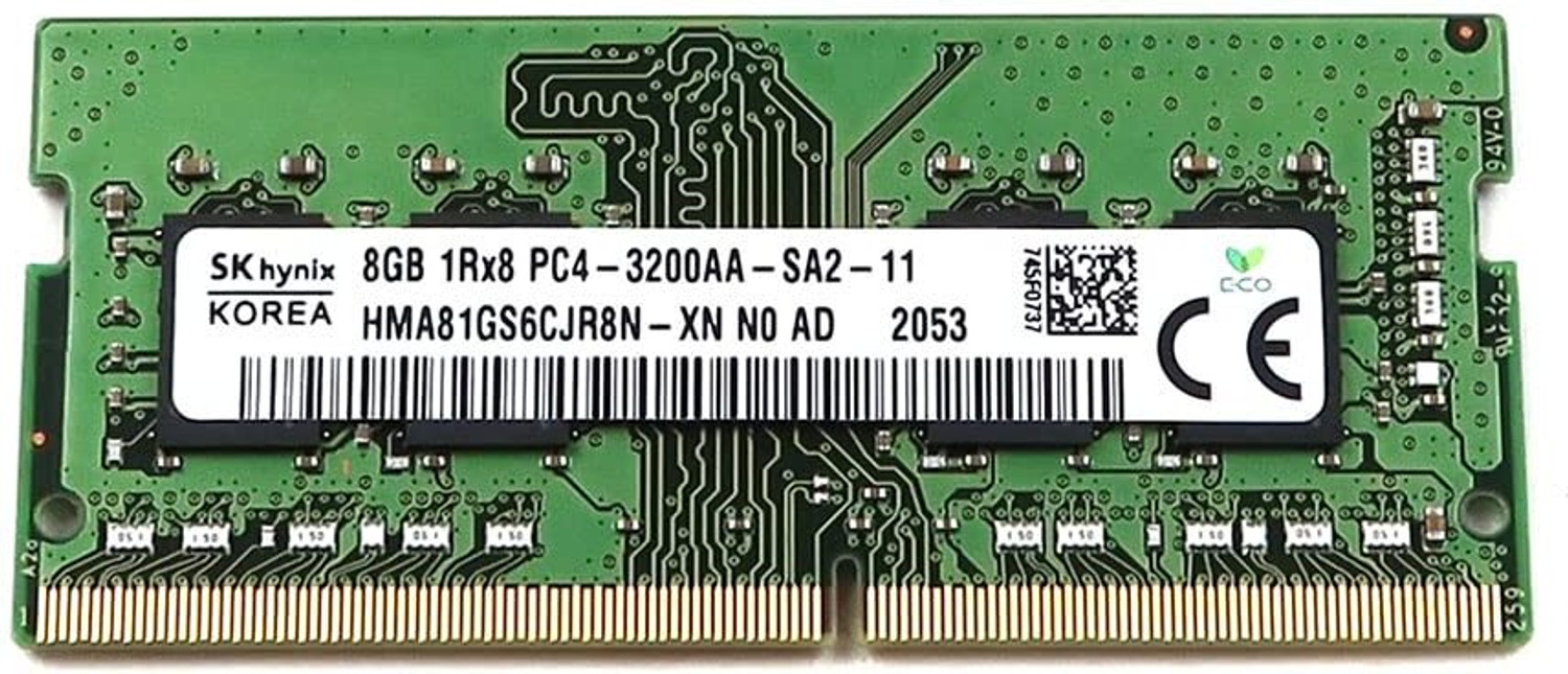 Image of Sk Hynix PC4-3200AA ,1RX8 DDR4 8 GB (Single Channel) Laptop (DDR4 8GB 3200AA)