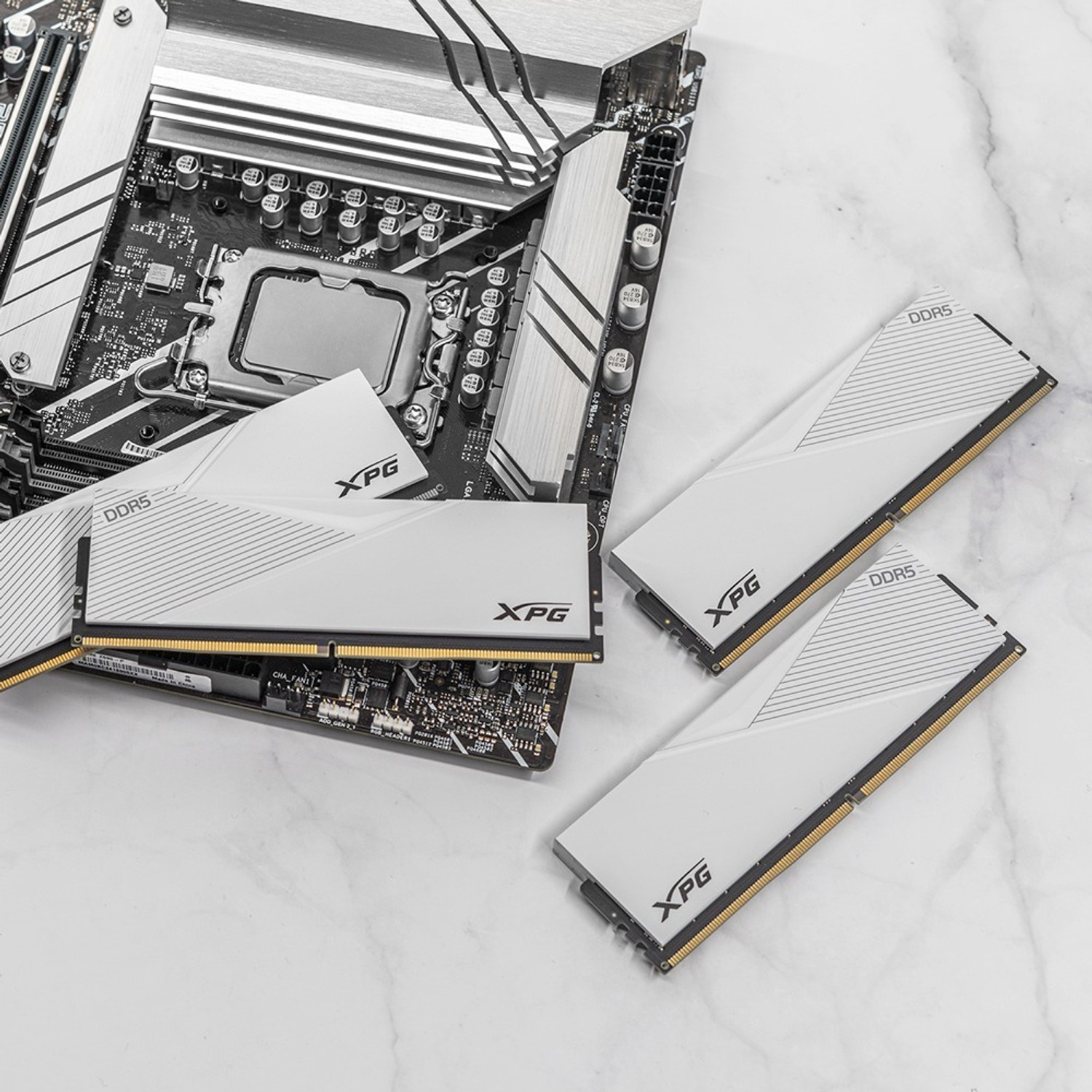 Image of XPG LANCER DDR5 32 GB PC 5600MT /s U-DIMM - AX5U5600C3632G-CLAWH (5600 MHz Desktop Memory) (White, (Supports Intel XMP 3.0, AMD EXPO for easy overclocking)