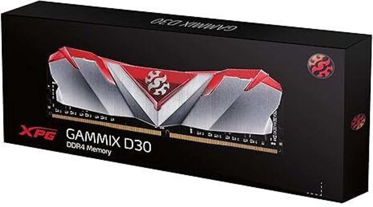 Image of XPG GAMMIX D30 3200Mhz DDR4 16 GB (Single Channel) PC DRAM (AX4U3200316G16ASR30) (Red and Grey)